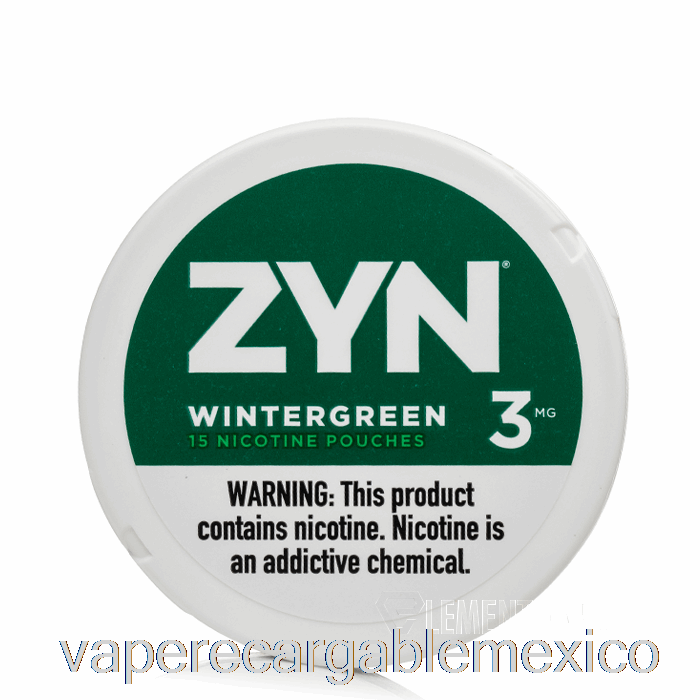 Vape Recargable Zyn Bolsas De Nicotina - Gaulteria 3 Mg